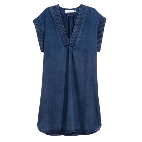 H&M Dresses & Skirts - L.O.G.G. H&M Dark Blue Denim Tunic Dress